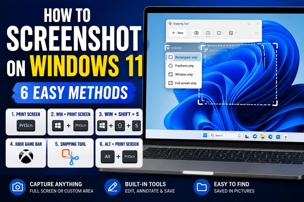 TAKE A SCREENSHOT ON WINDOWS 11