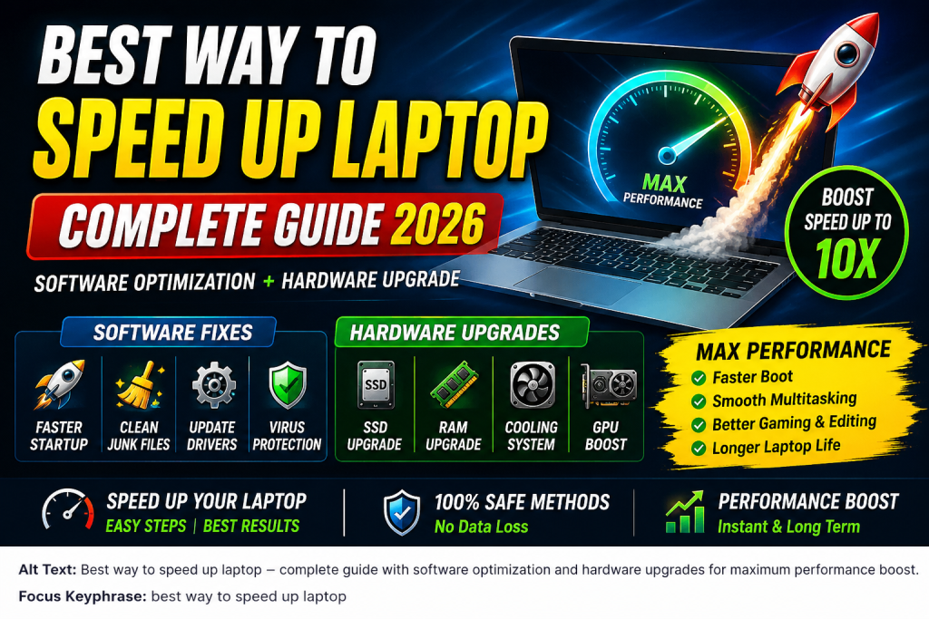 Bets wya to speed up laptop