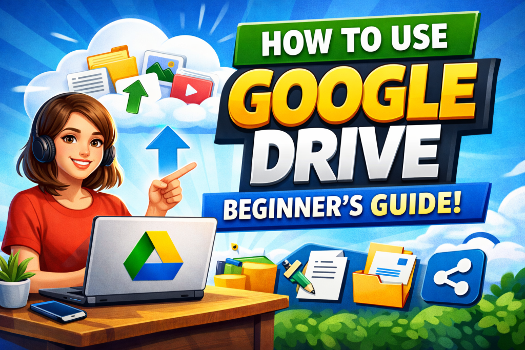 HOW TO USE GOOGLE DRIVE
